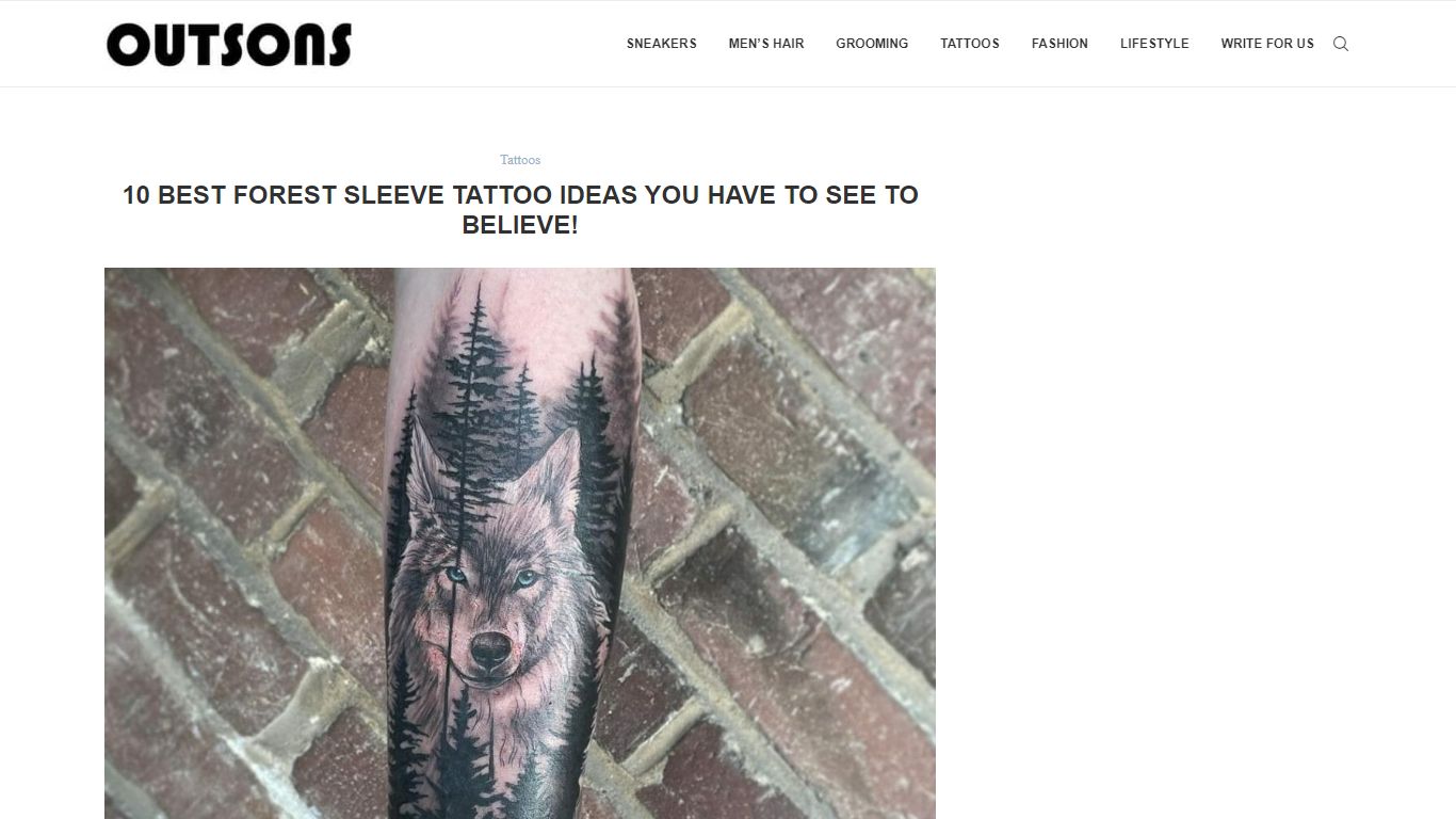 10 Best Forest Sleeve Tattoo Ideas You Have To See To Believe! - Outsons